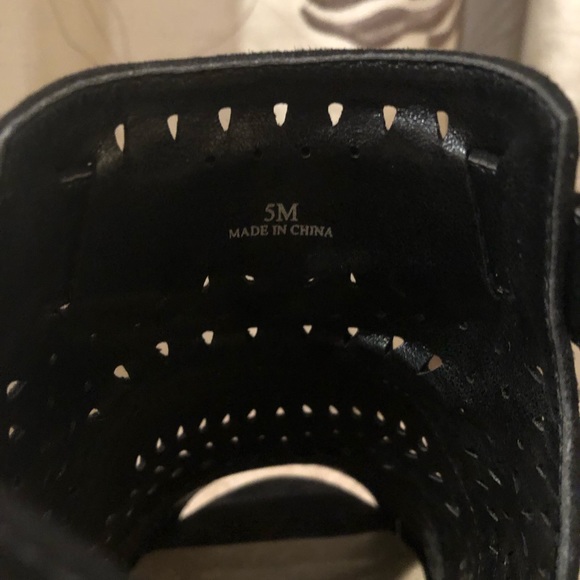 Route 66 Open Toe Slingback Chunky Heels, Size 5 - Picture 6 of 6